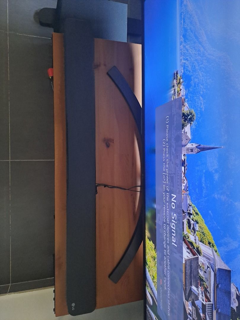 LG sound bar with woofer, 音響器材, Soundbar、揚聲器、藍牙喇叭、耳擴 Carousell