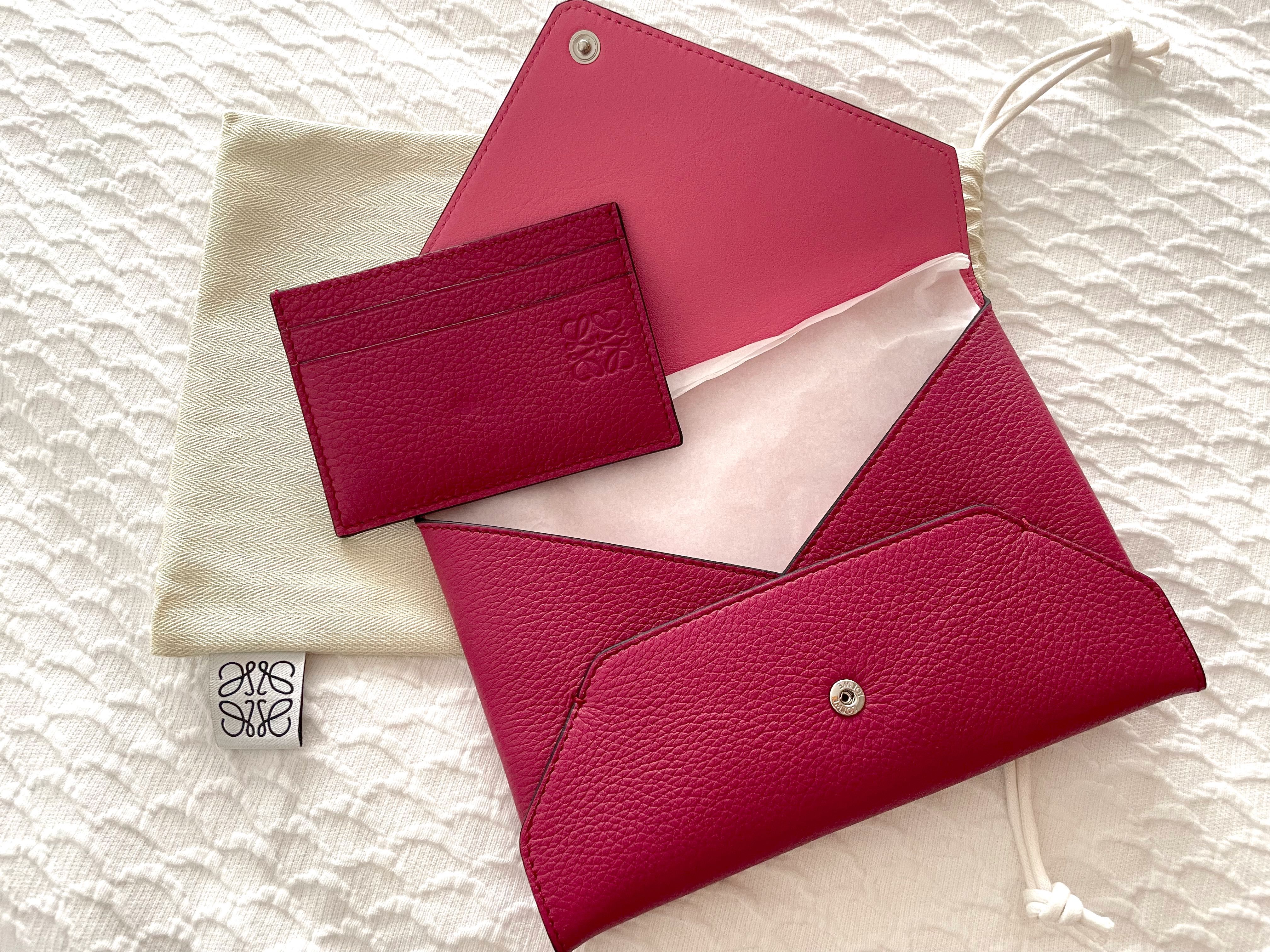 Loewe Envelope Pouch with Card Case, Luxury, Bags u0026 Wallets on Carousell
