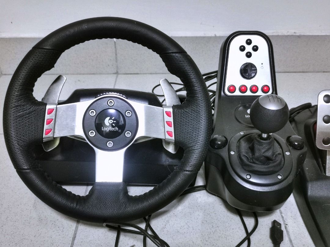 Logitech G27 Racing PC + PS3 Steering Wheel : : Automotive