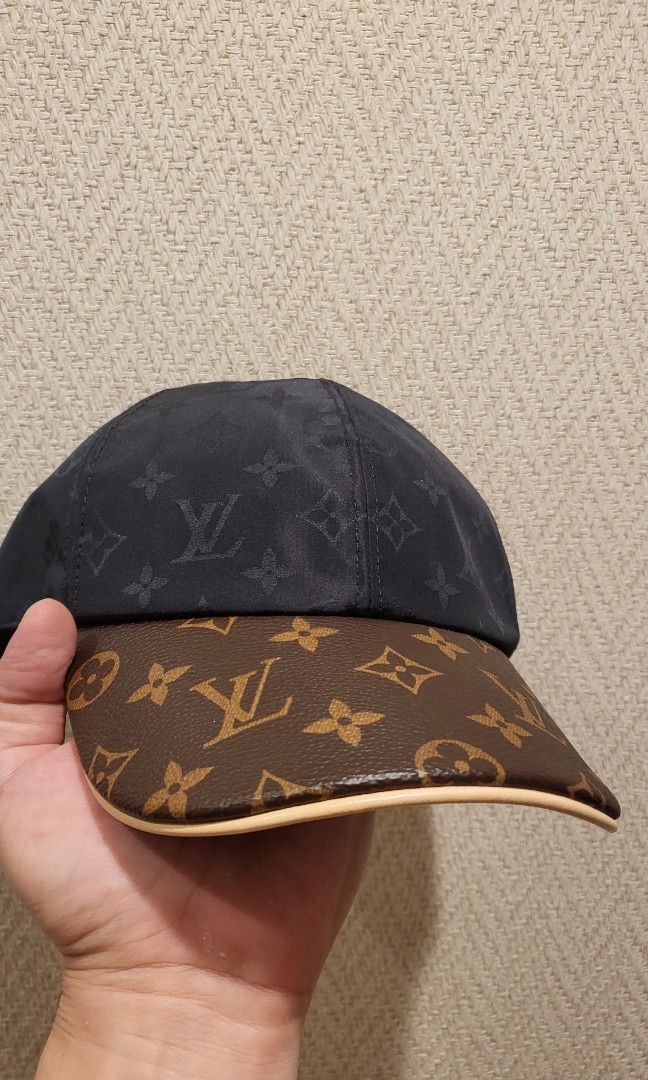 Louis Vuitton Black/Brown Monogram Canvas/Nylon Get Ready Cap