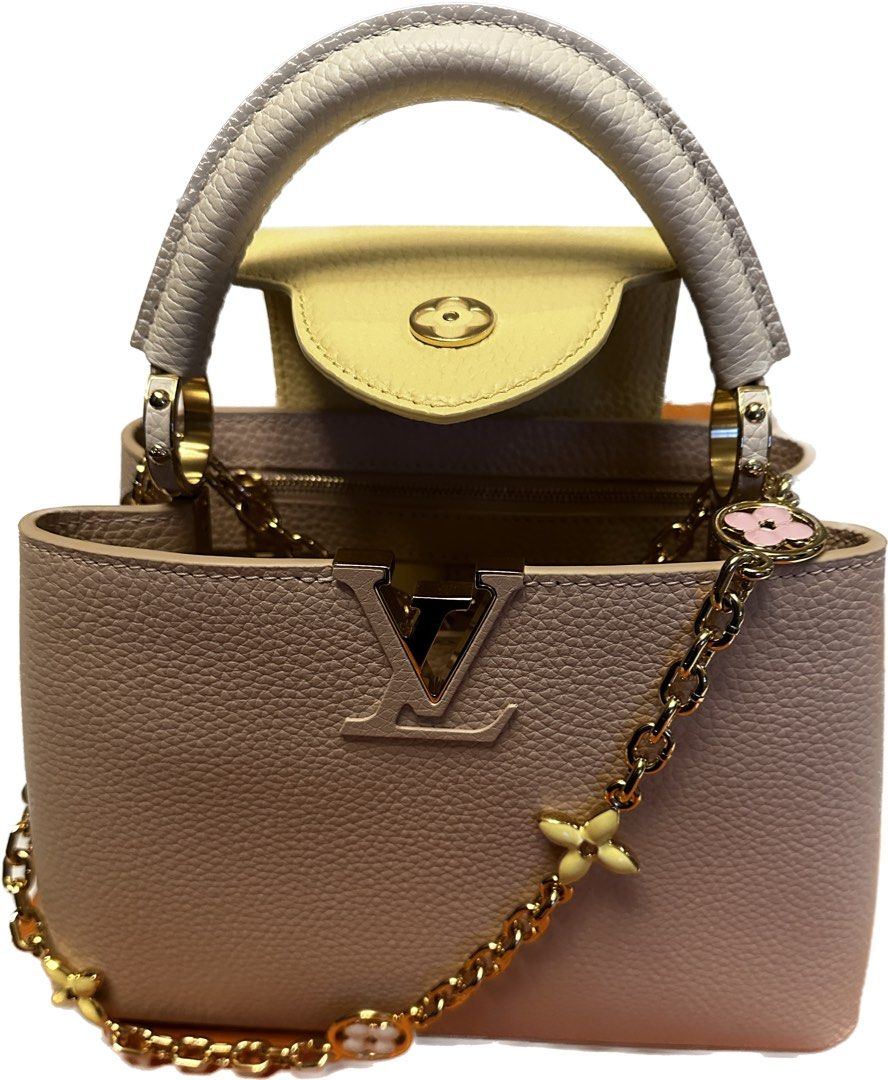 Louis Vuitton Capucine BB Rose (pink) M59065 Handbag, Luxury, Bags &  Wallets on Carousell
