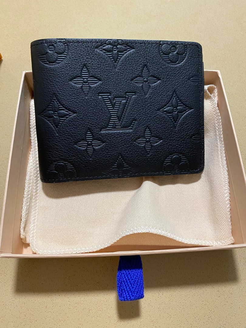 M62901 Men's Wallet Bi-Fold Wallet M62901 (Louis Vuitton LOUIS VUITTON  Monogrammed Shadow Leather Men's Present, Gift, Genuine Product Sale)