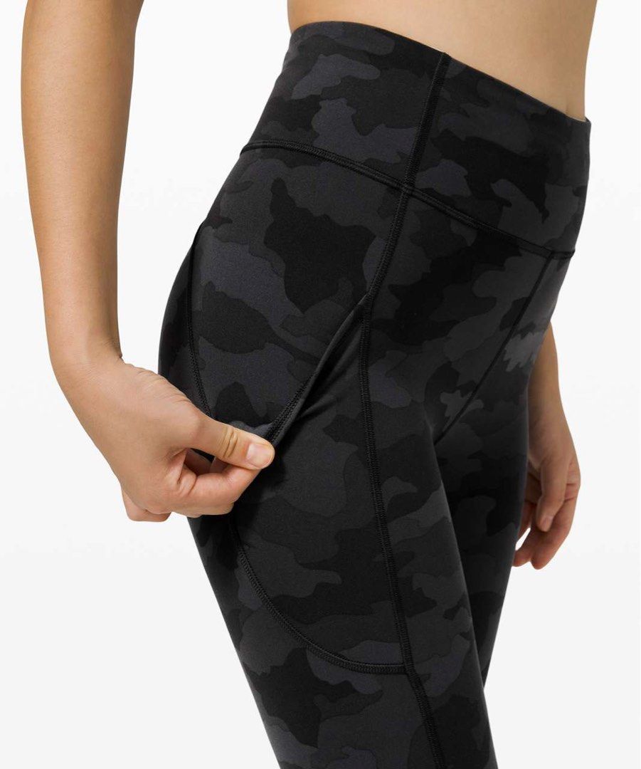 Lululemon Invigorate High-rise Crop 23 In Heritage 365 Camo