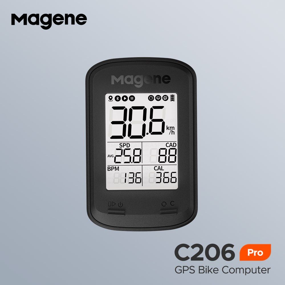 Magene C206 PRO GPS Smart Bike Computer / Cycling Computer, Sports ...