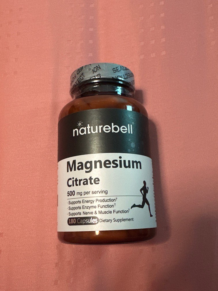 Magnesium Citrate 500Mg (180 Capsules), Health & Nutrition, Health  Supplements, Vitamins & Supplements On Carousell