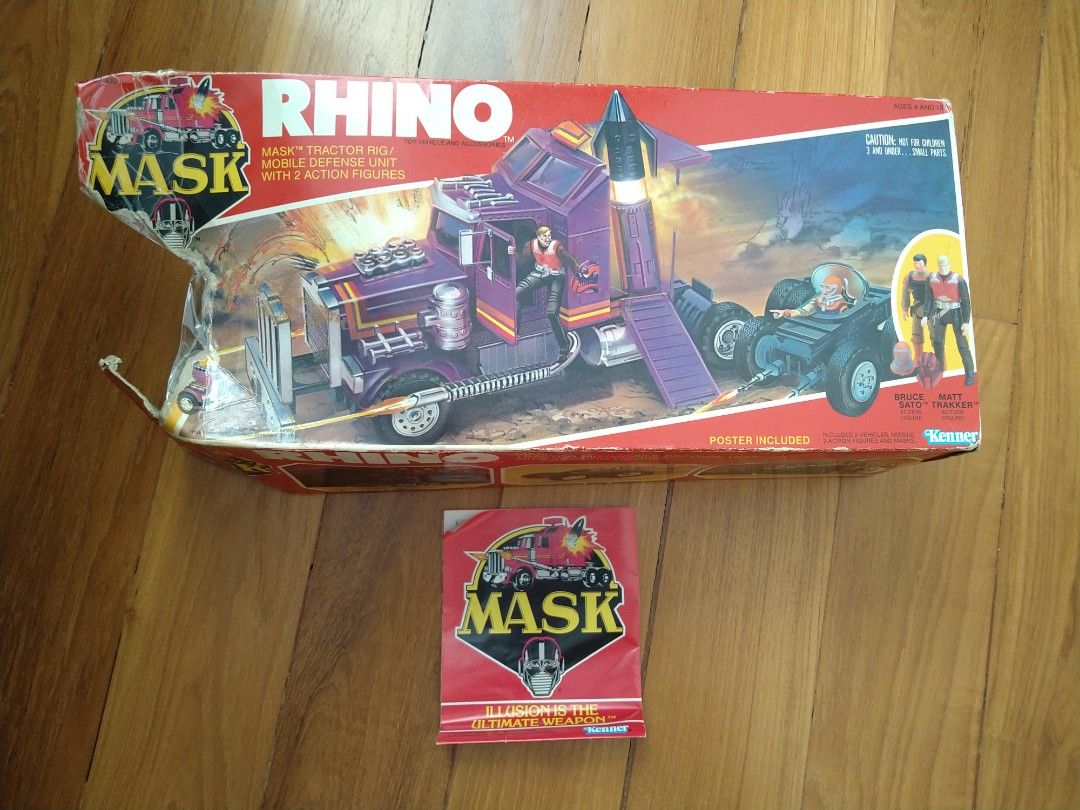 MASK Rhino Full Set, Hobbies & Toys, Toys & Games on Carousell