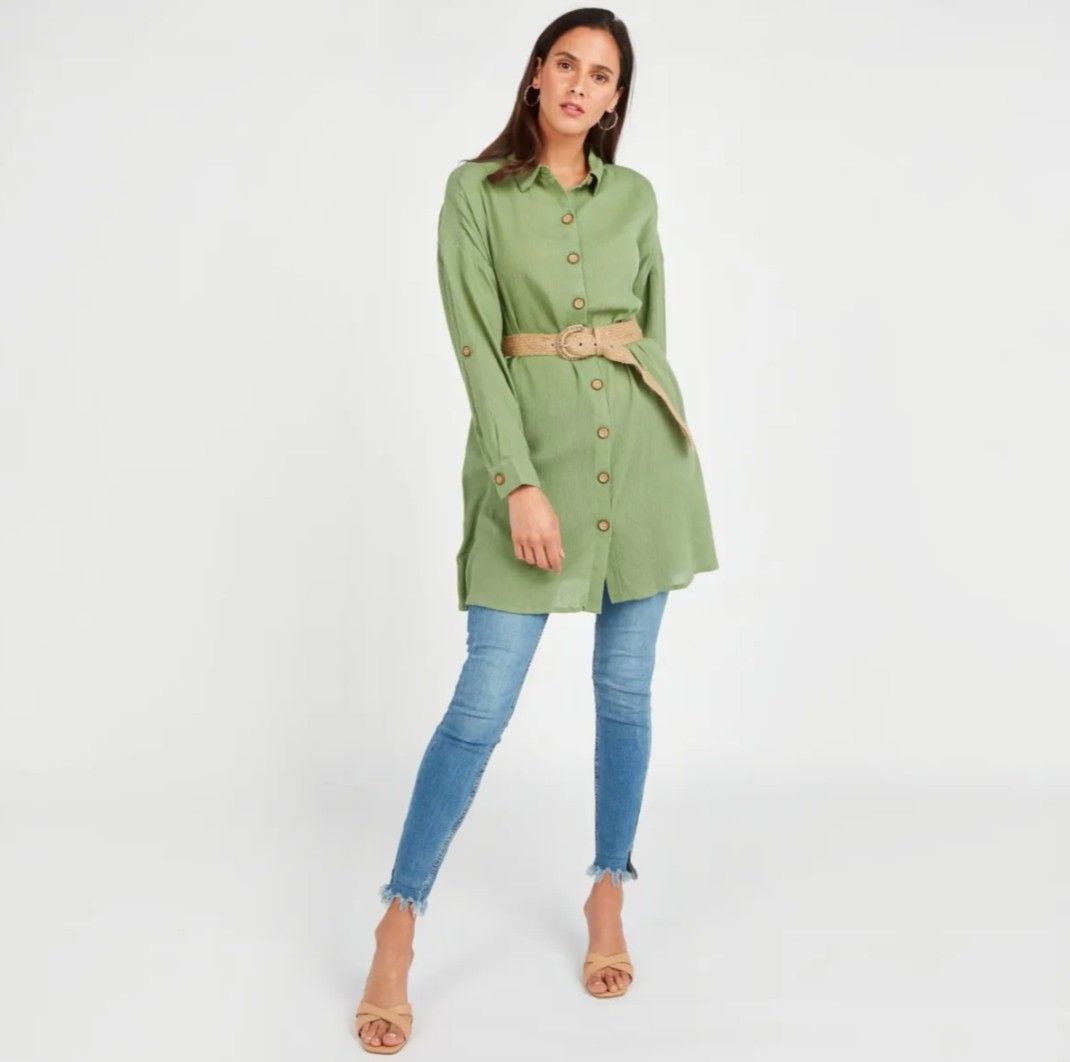 Max Fashion Women Blouse with Belt