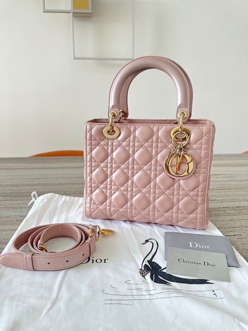 Lady dior pearly hotsell pink