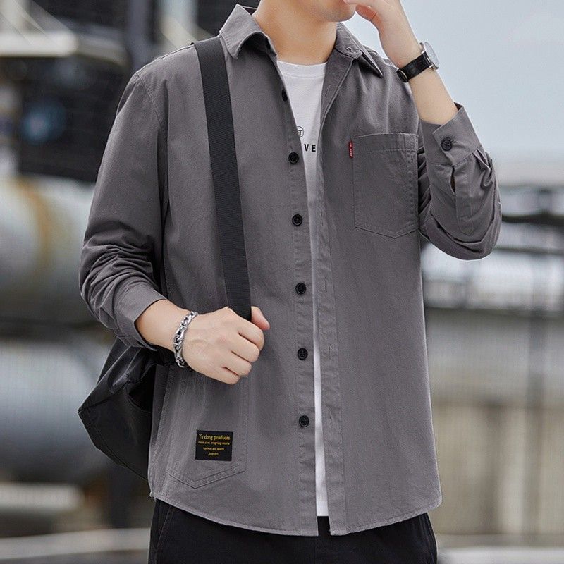 Dark grey polo online outfit
