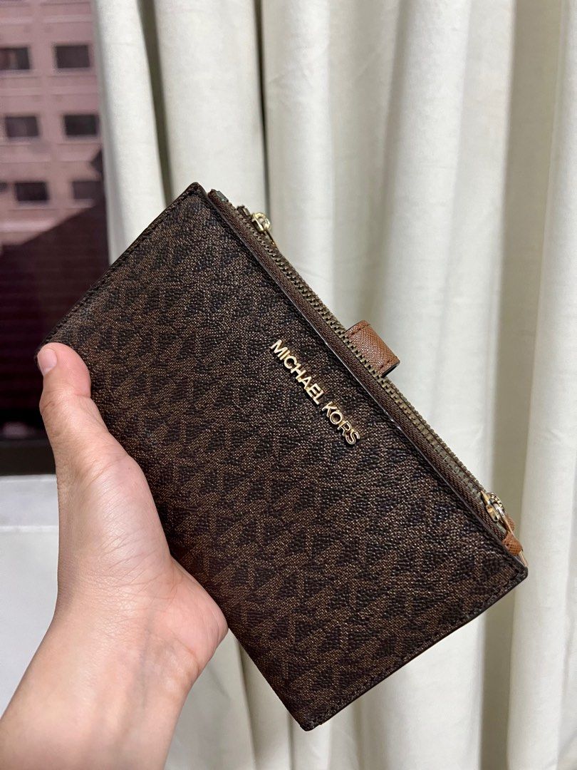 Small Pebbled Leather Wallet  Michael Kors