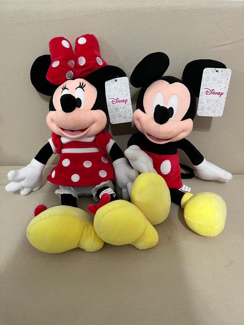 Mickey Mouse Minnie Mouse Soft Toy Plush 44cm, Hobbies & Toys, Toys
