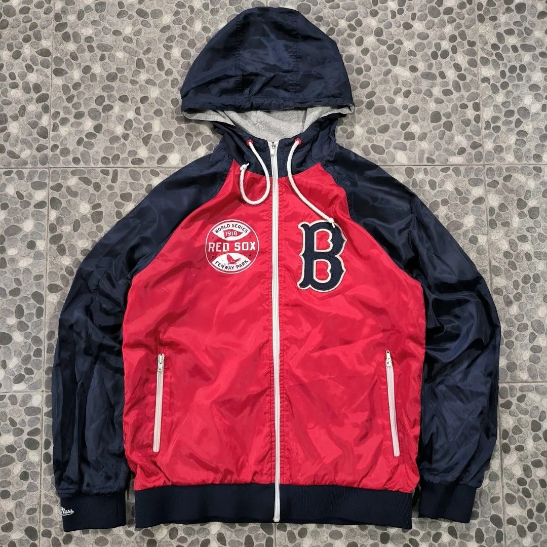 Mitchell and ness clearance red sox jacket