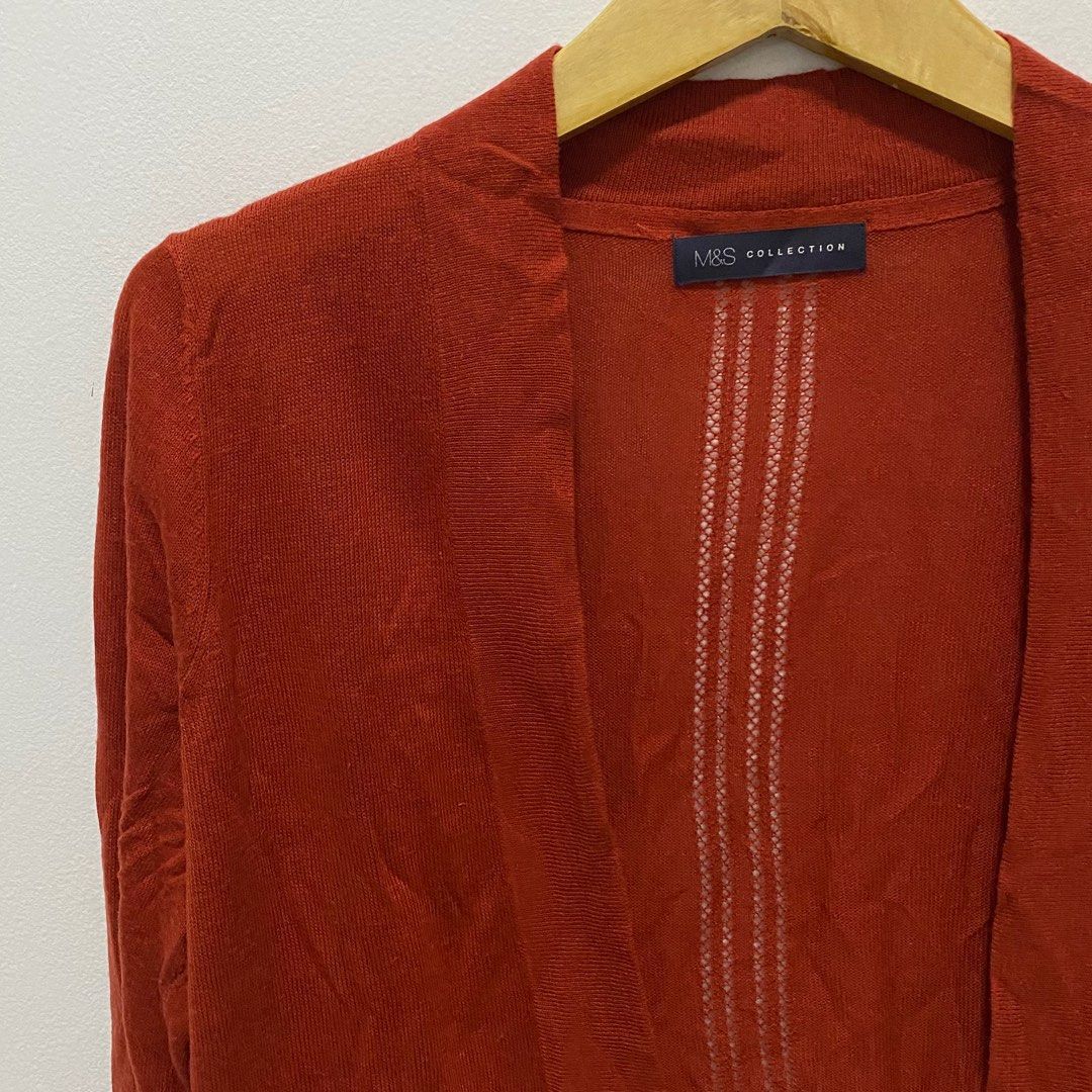 M&s hotsell orange cardigan