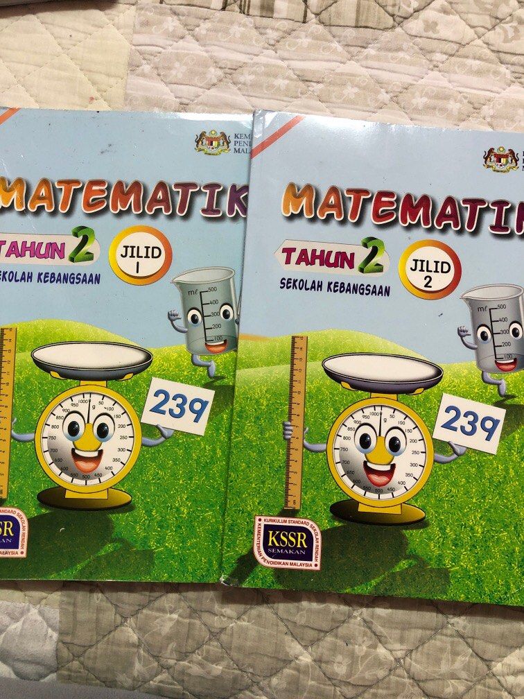 Mt Tahun 2 Buku Teks Matematik Hobbies And Toys Books And Magazines