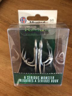Mustad Kaiju Size 5 treble fishing hook