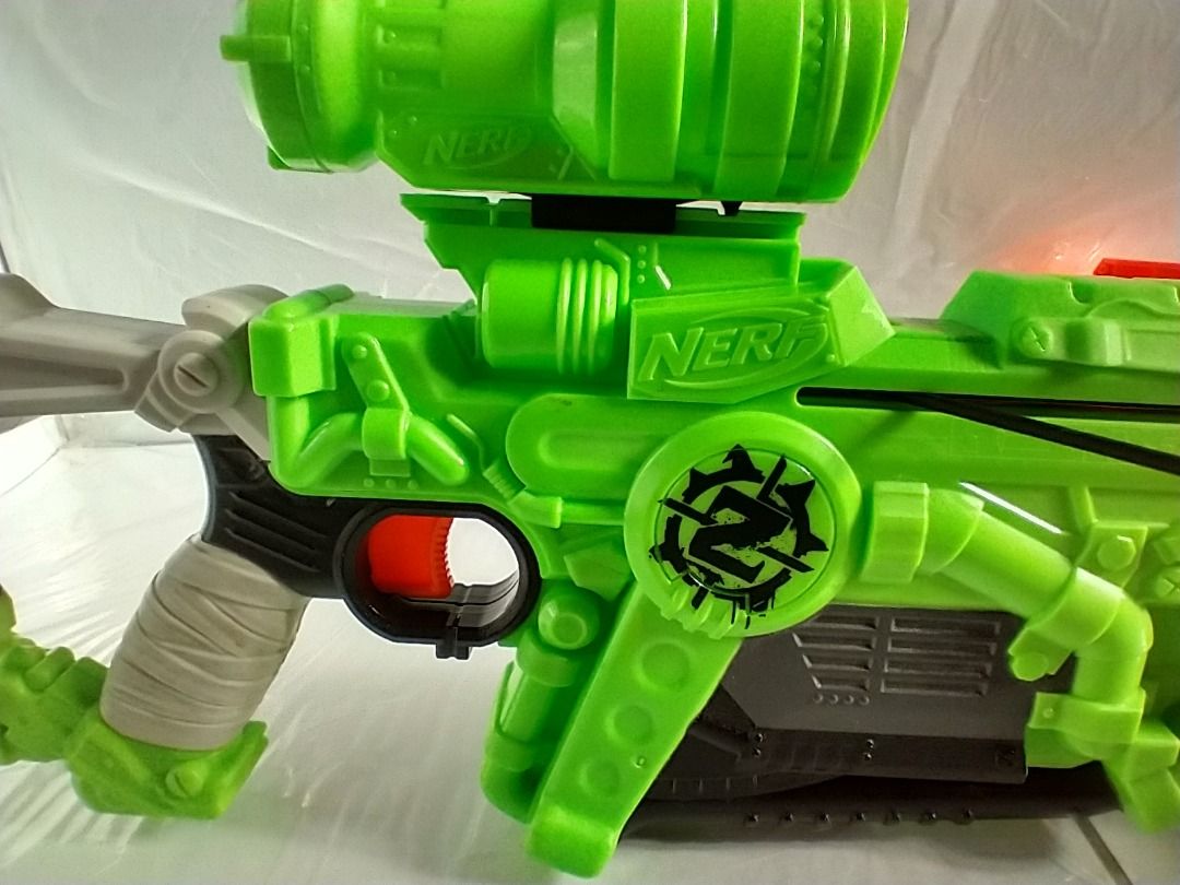 Nerf Zombie Strike Dreadbolt Blaster USA (Category: Action & Battle Toys) located in Mandaluyong City. Submitted by bentapinas (Listing ID 1226750545, Image 2). Description: Contact 09177980599 if interested. Lightly used Nerf Zombie Strike Dreadbolt Blaster. Only 1 available. Bought directly in the USA. Guaranteed original. Meet ups preferably in Mandaluyong (Boni Ave) or Makati (Rockwell Mall/Makati Ave). MRT Boni station also ok. Any delivery/