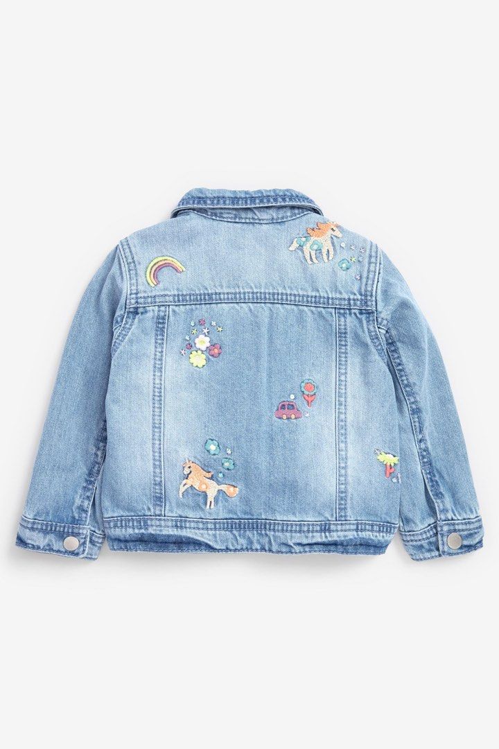 NEXT UK Denim Unicorn Jacket Babies Kids Babies Kids Fashion