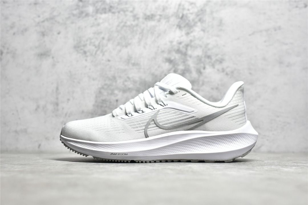 Nike Air Zoom Pegasus 39 White Silver running shoes Women s