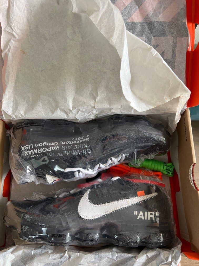 Off white clearance vapormax box