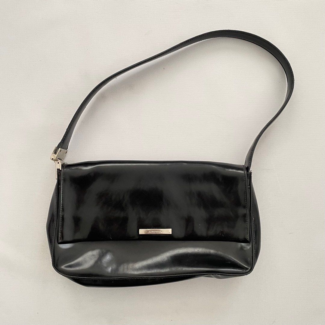 Nine West Black Shoulder Kili Kili Baguette Women s Fashion Bags Wallets Shoulder Bags on Carousell