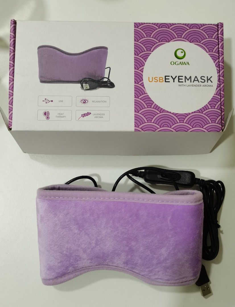 OGAWA relaxing aroma eyemask (lavender), Beauty & Personal Care, Vision