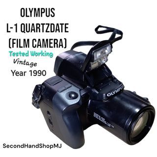 OLYMPUS L-1 QUARTZDATE (VINTAGE FILM CAMERA) (Year 1990)(Tested & Working)