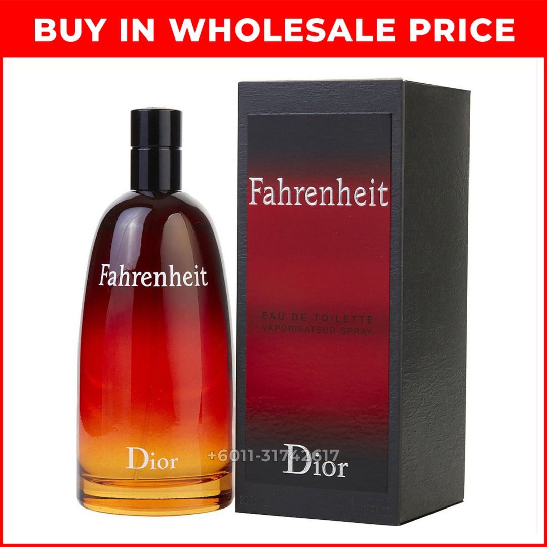 ORIGINAL CHRISTIAN DIOR FAHRENHEIT EDT 100ML FOR MEN Beauty