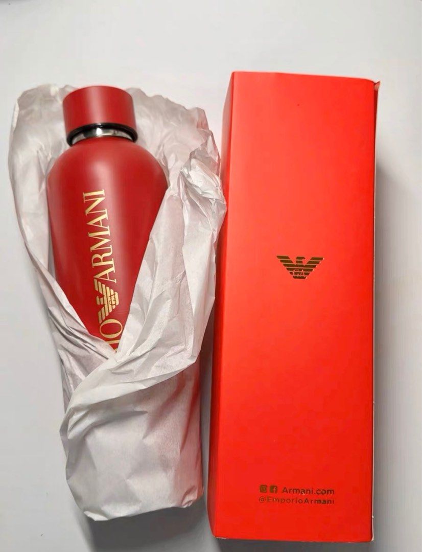 Original Emporio Armani Water Bottle Thermos Flask Furniture