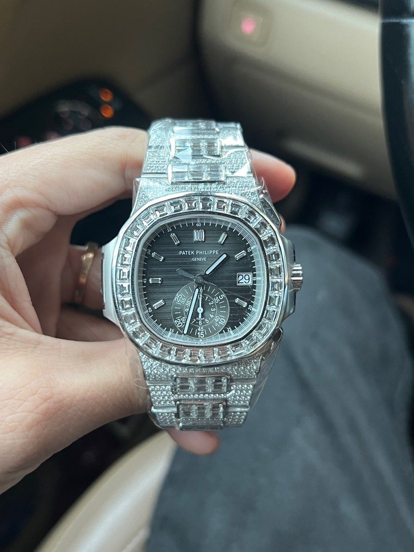 Patek philippe 5980 iced out outlet