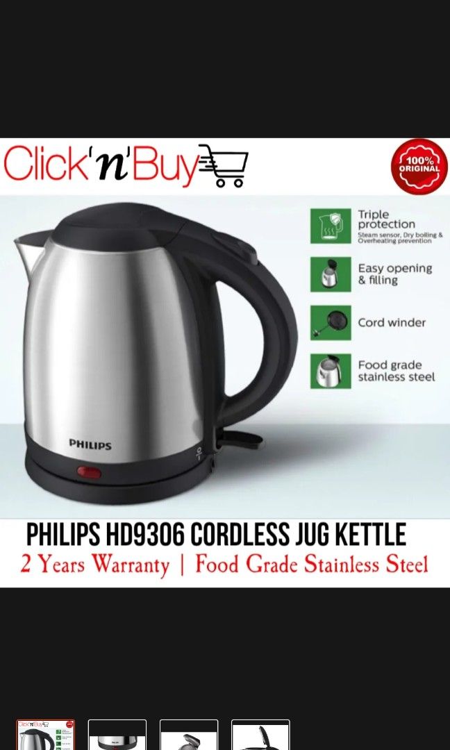 PHILIP Electric Kettle, TV & Home Appliances, Kitchen Appliances