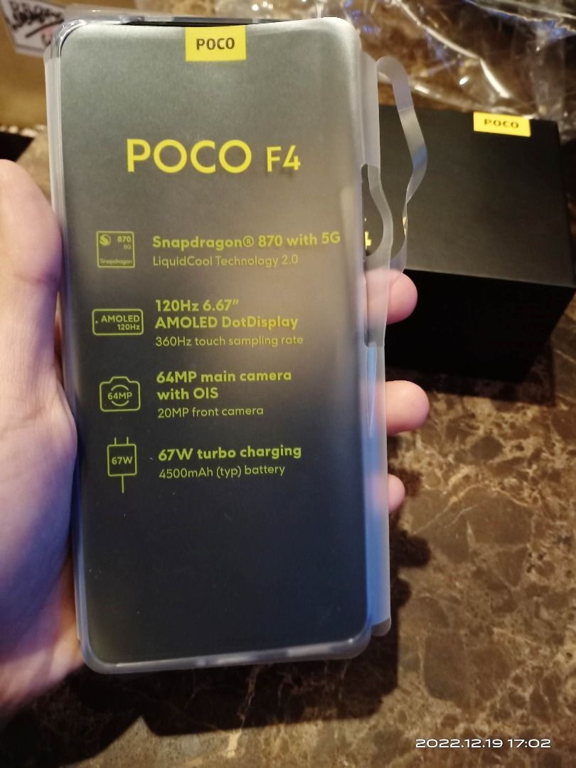 Poco F4 5G (Category: Android Others) located in Marikina City. Submitted by jamaicacyr16150 (Listing ID 1226742107, Image 2). Description: .