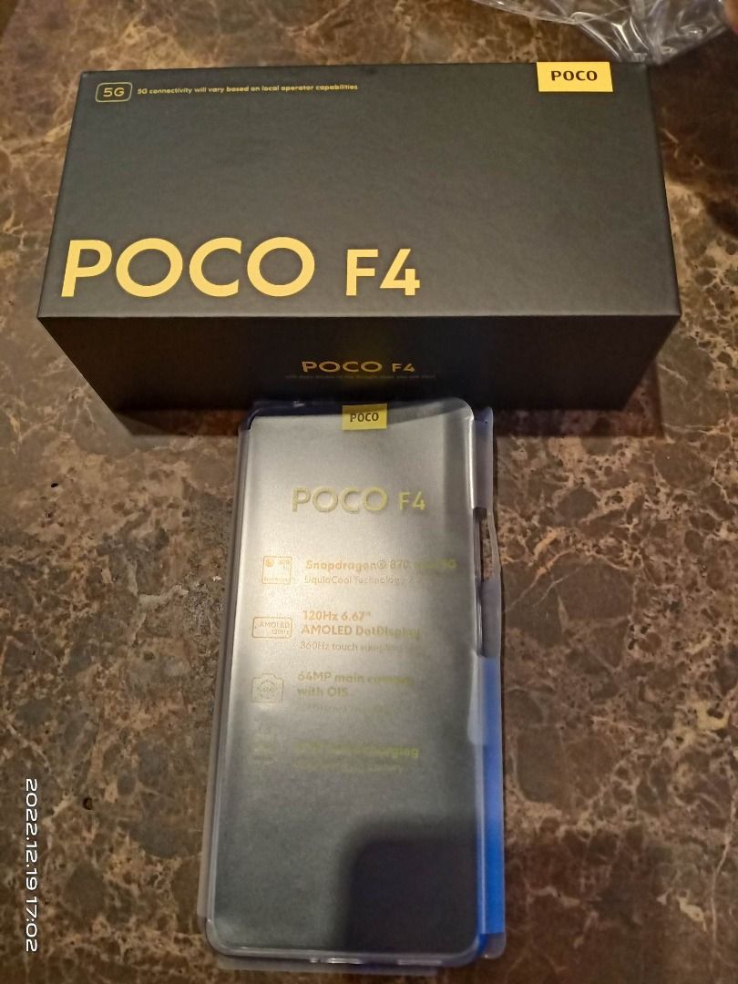 Poco F4 5G (Category: Android Others) located in Marikina City. Submitted by jamaicacyr16150 (Listing ID 1226742107, Image 1). Description: .
