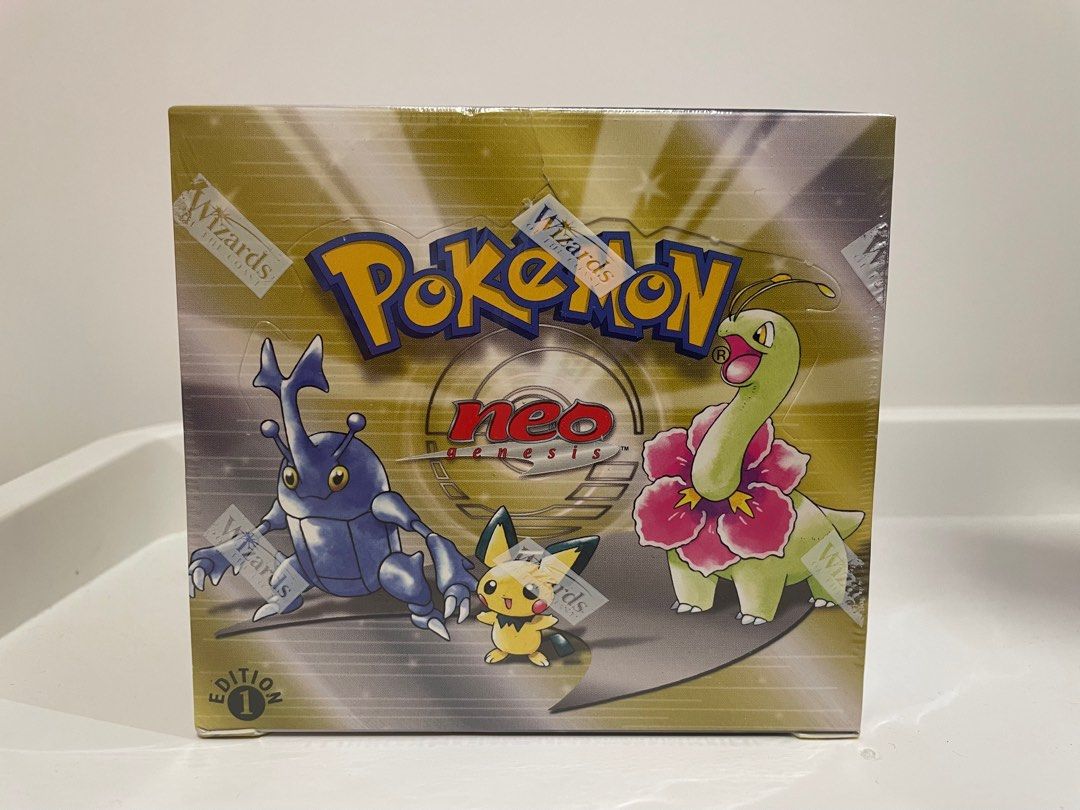 neo genesis booster box sealed Neo Genesis Booster Pack [Unlimited Edition] main image 0