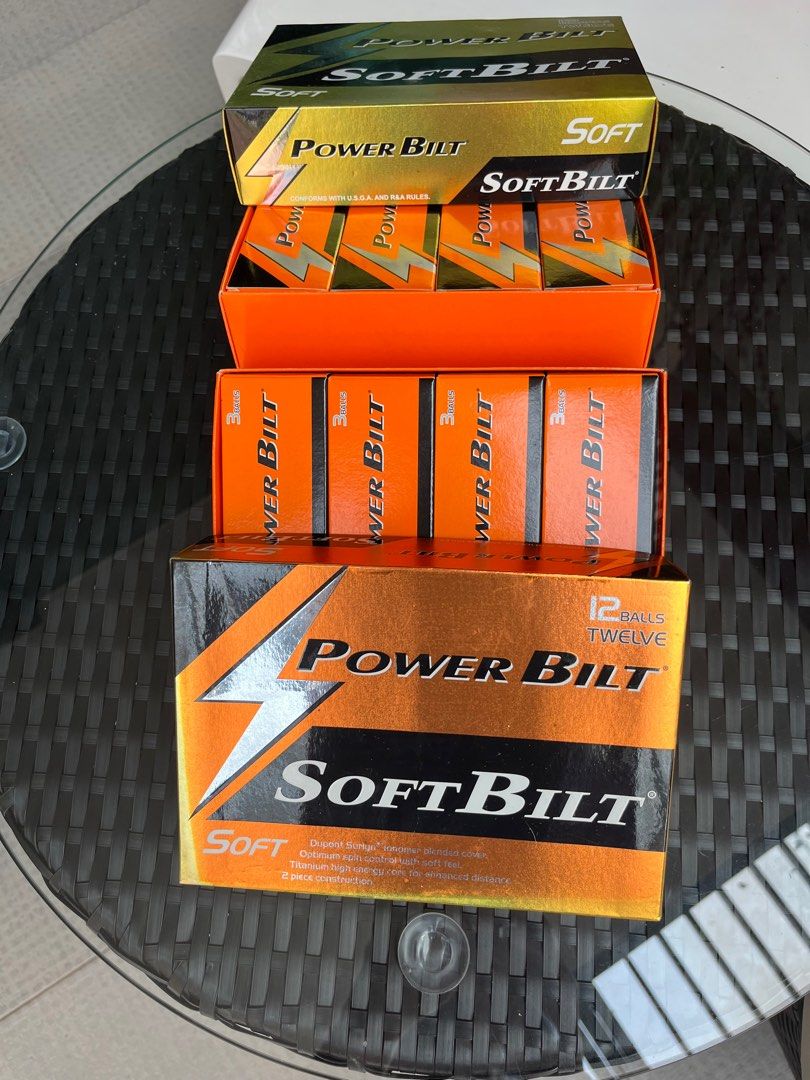 Power Bilt Golf Balls, Sports Equipment, Sports & Games, Golf on Carousell