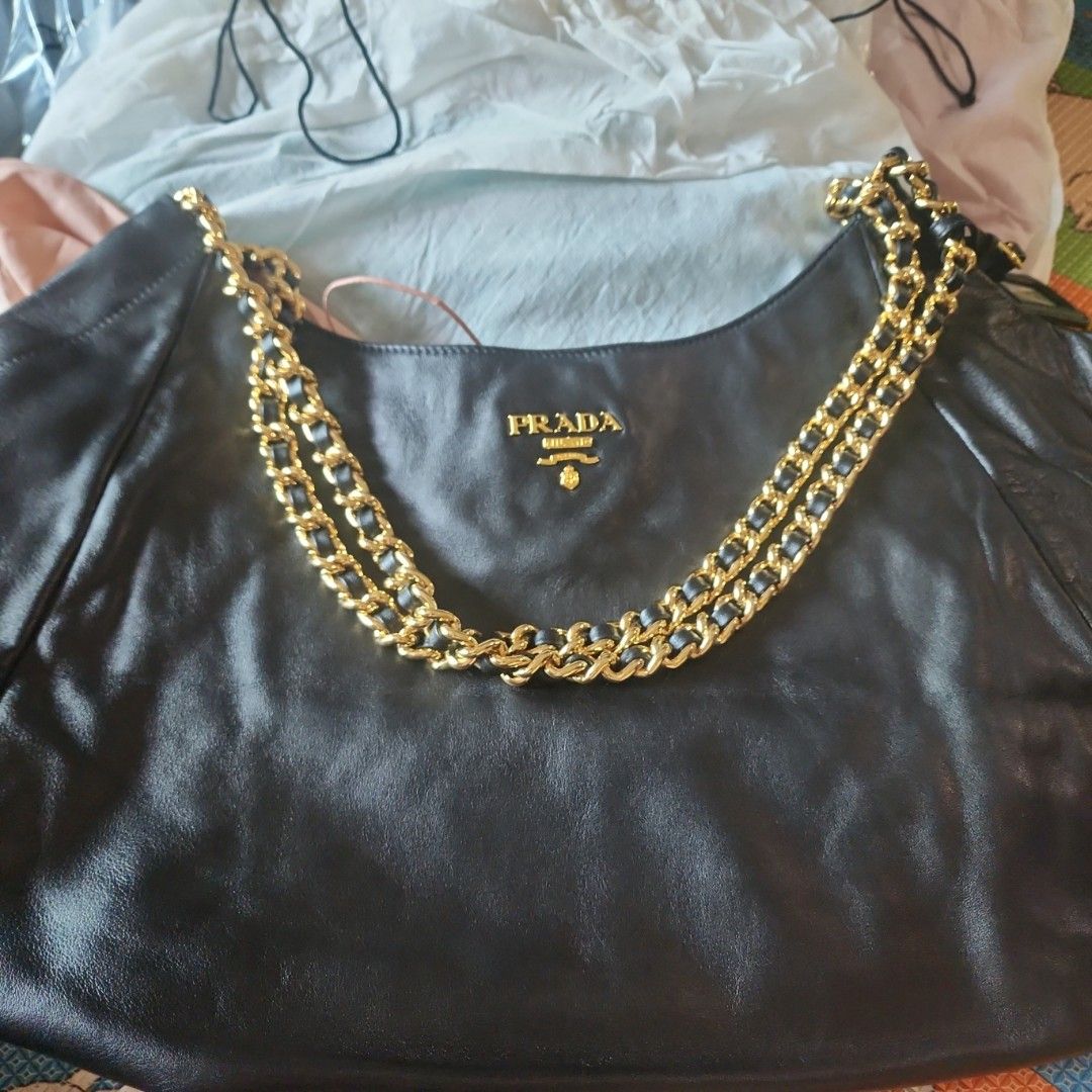 Prada chain shopper