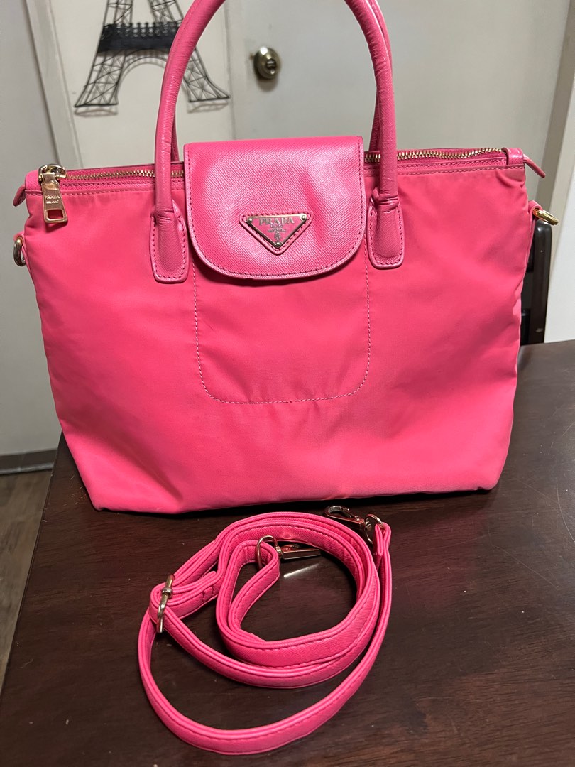 Prada Nylon 2 way bag, Luxury, Bags & Wallets on Carousell