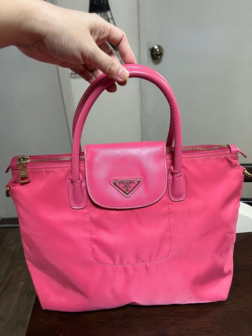 Prada Nylon 2 way bag, Luxury, Bags & Wallets on Carousell