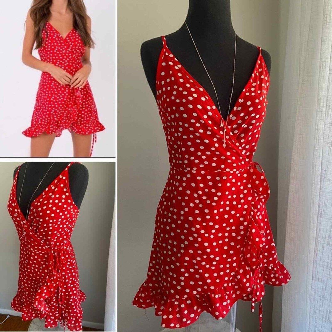 Princess Polly her jewel mini dress red