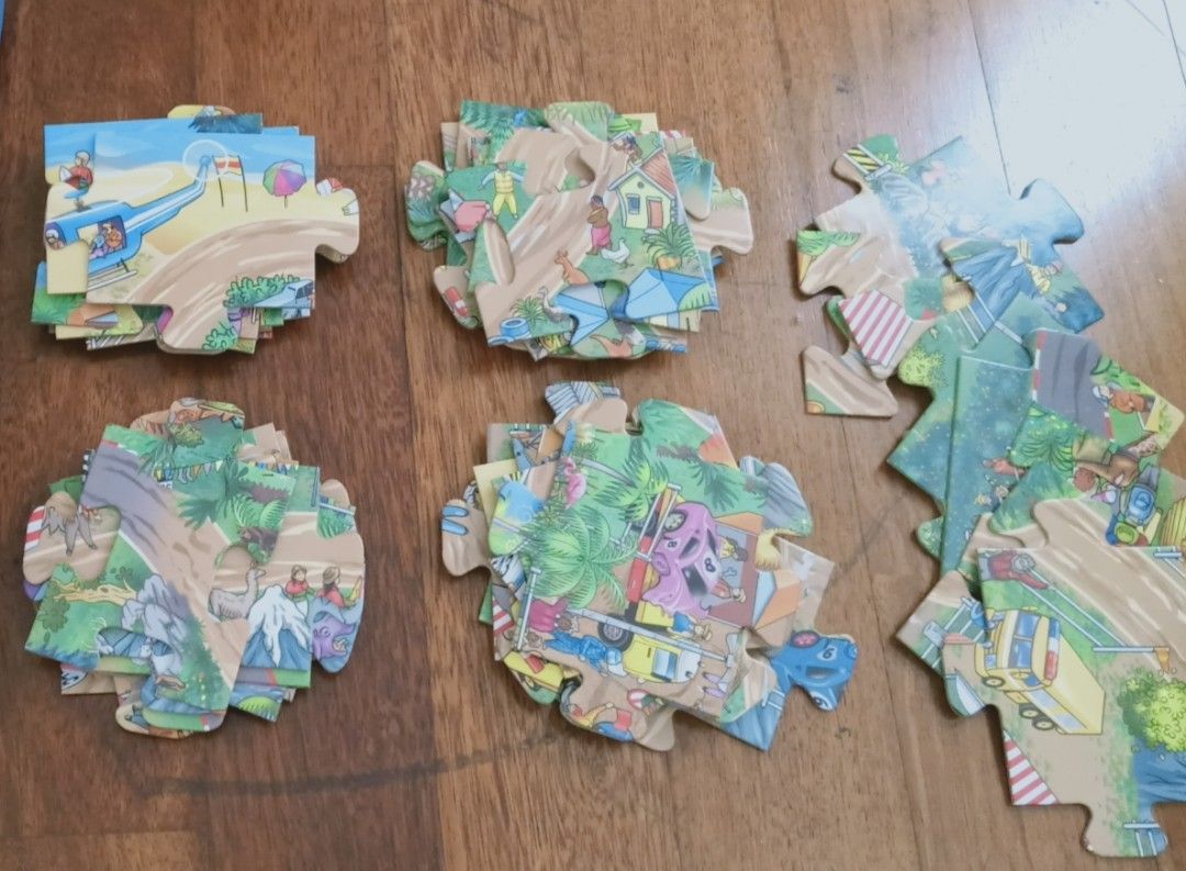 Raily Track Giant Puzzle Box, Hobbies & Toys, Toys & Games on Carousell