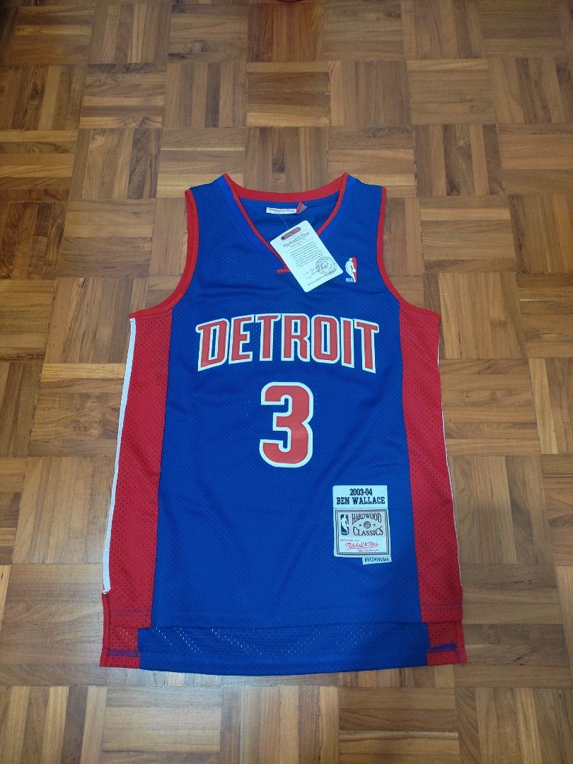 Ben wallace clearance detroit pistons jersey