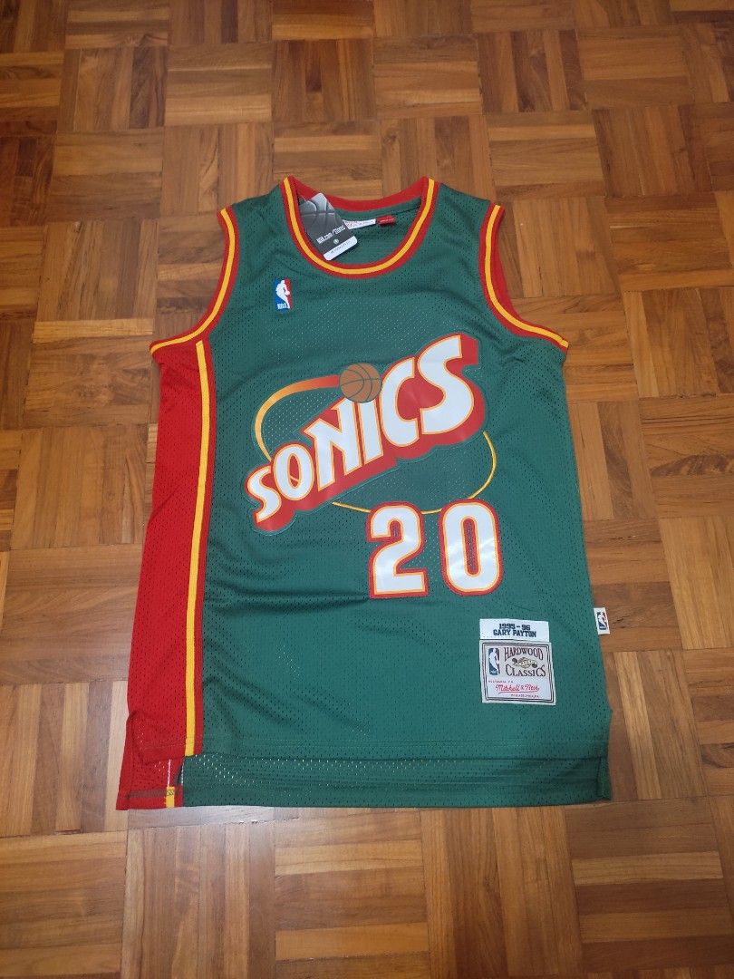 Supersonics away jersey top