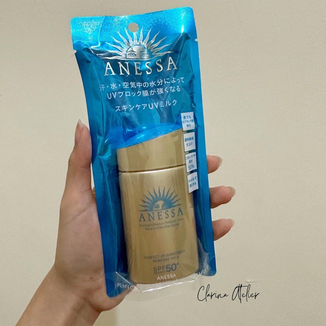 Ready beli di jepang anessa perfect uv sunscreen skincare milk spf 50