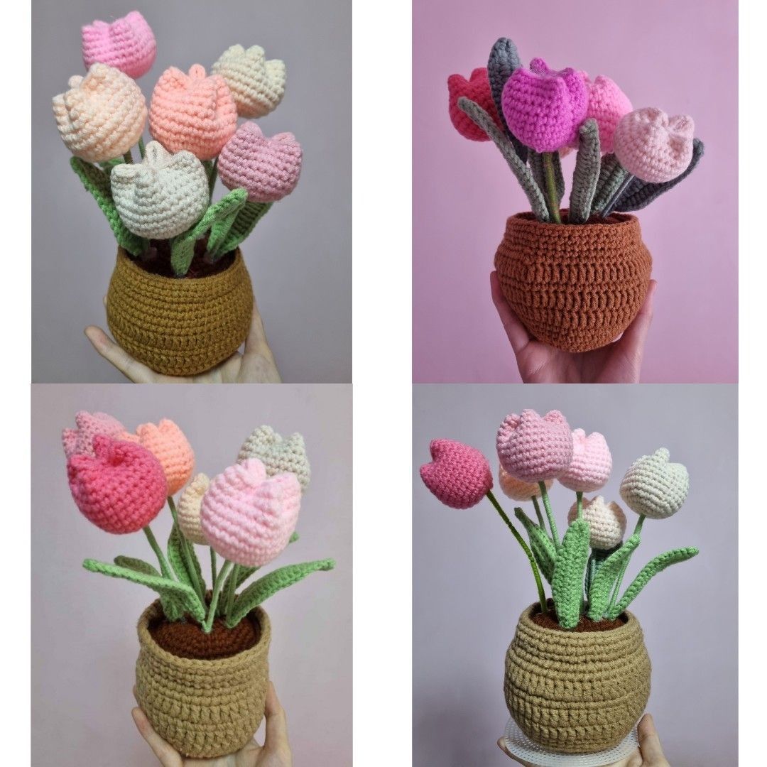 Crochet Tulip Pattern - Natagor Finlayson