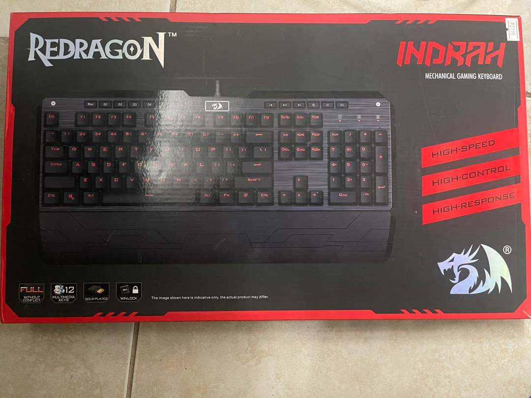 RED DRAGON INDRAH RGB MECHANICAL KEYBOARD, Computers & Tech, Parts ...