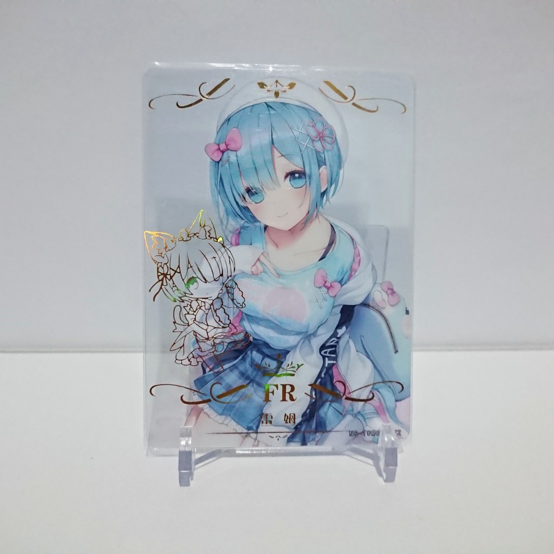 Re:Zero Card - Rem [FR] transparent Goddess Story Anime Card (Brand New ...