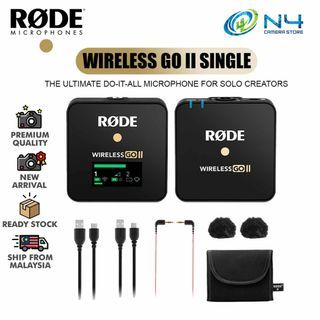 Rode Wireless GO II SINGLE Compact Wireless Microphone System Series IV 2.4GHz, on Sale Now!!