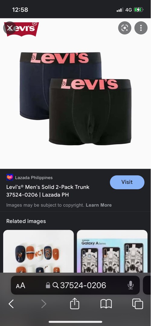 S Trunk Levis Original Men s Fashion Bottoms New Underwear on