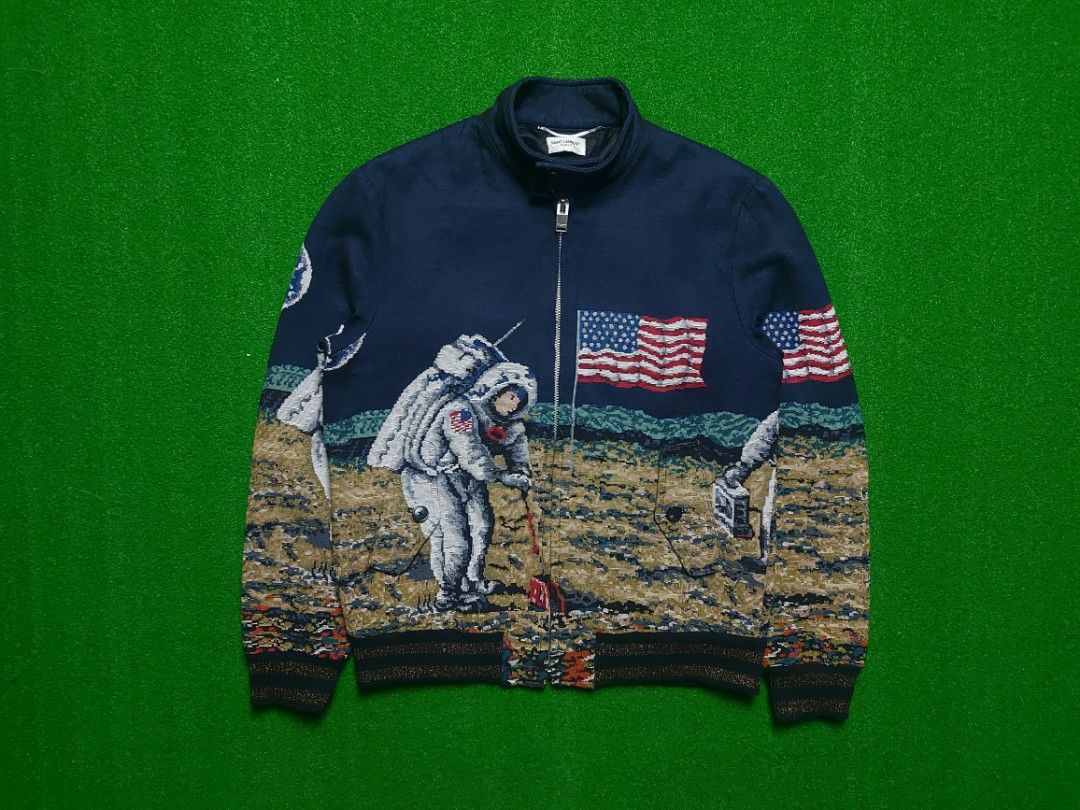 Saint Laurent Paris SS16 Surf Sound Moon Landing Jacket