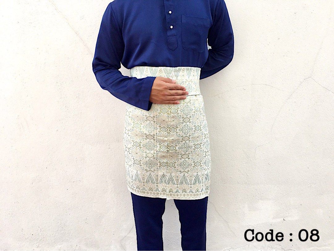 Sampin Tenun Baju Melayu Raya Mens Fashion Muslim Wear Baju Melayu