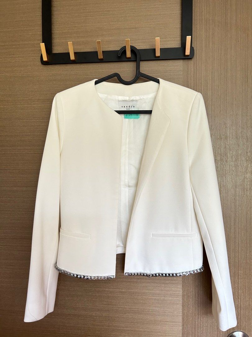 Last call Moving Out Sale Sandro Crop Blazer